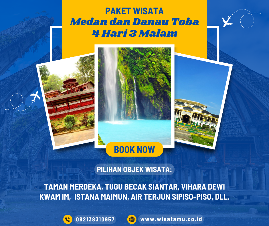 Paket Wisata Medan – Danau Toba 4 Hari 3 Malam